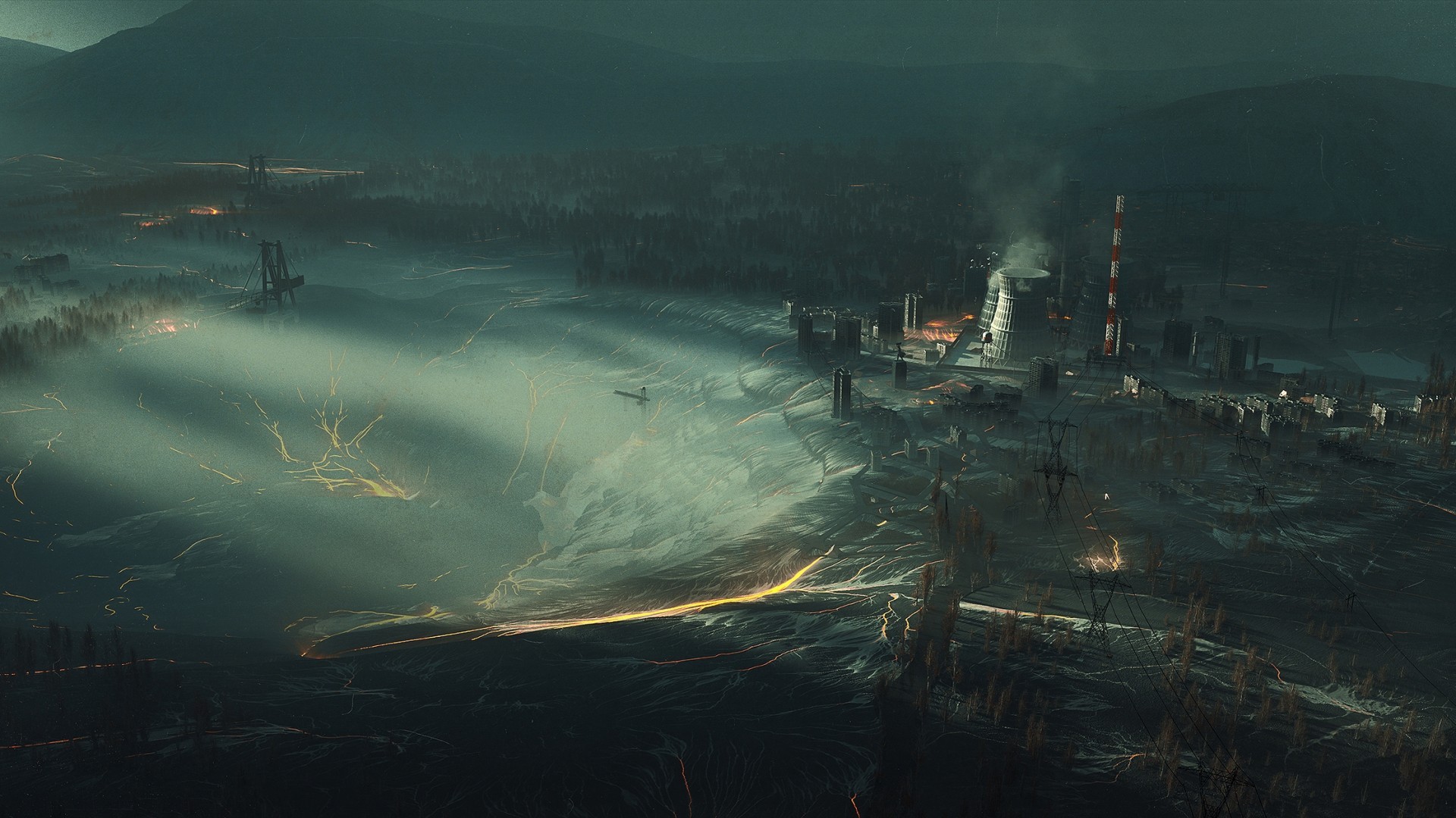 Alien Invasion, Anomaly, Sci-fi, Industrial - HD Wallpaper 