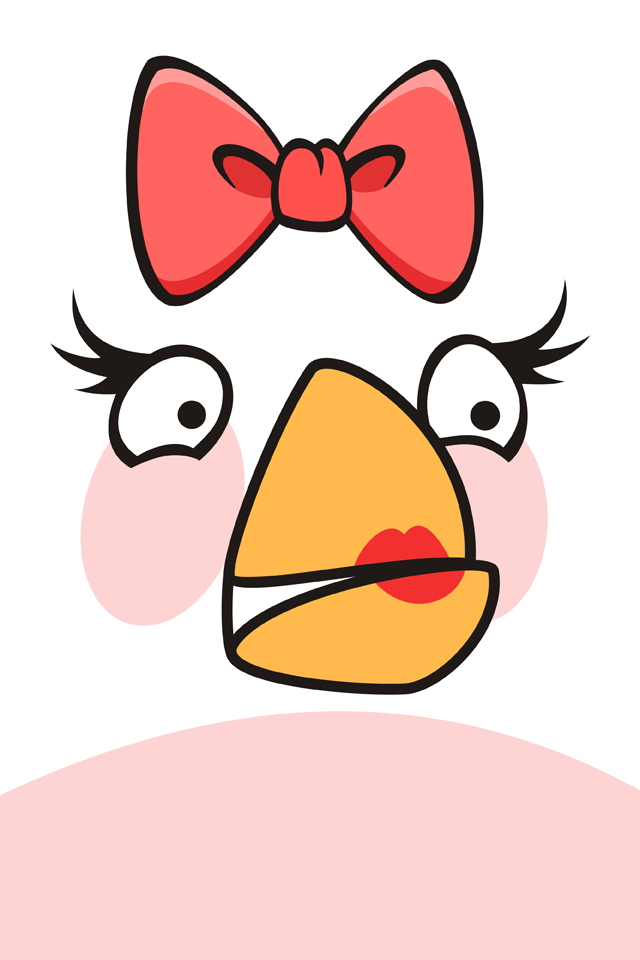 Angry Birds Wallpapers For Iphone 4 - Angry Birds White Png - HD Wallpaper 