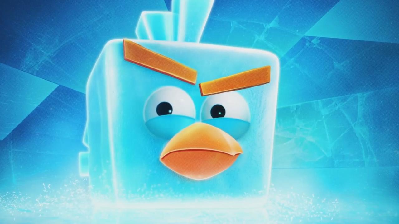 Of Angry Bird Space - Angry Birds Space Ice Bird - HD Wallpaper 