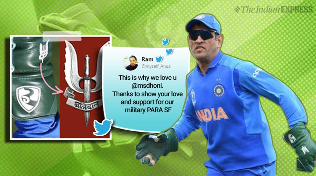 Army Insignia On Dhoni Gloves - HD Wallpaper 