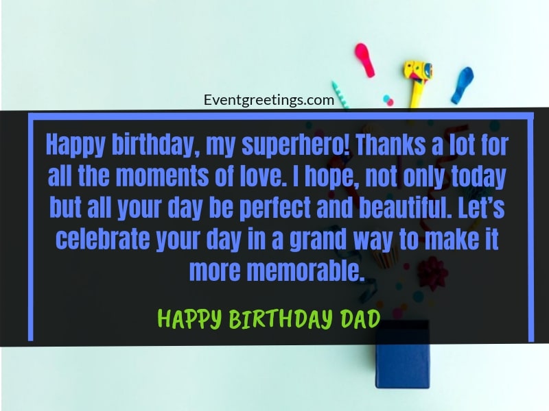 Birthday Wishes For Dad - Happy Birthday Dad Best Quotes - HD Wallpaper 