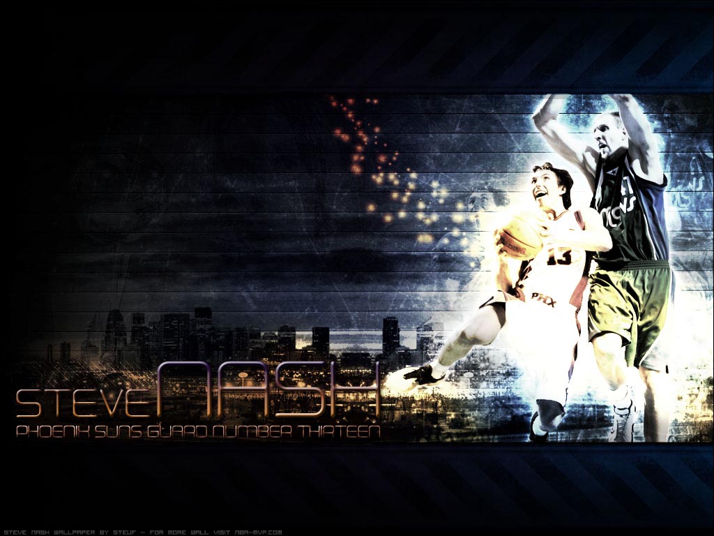 Phoenix Suns Wallpapers 1024*768 No - Steve Nash - HD Wallpaper 