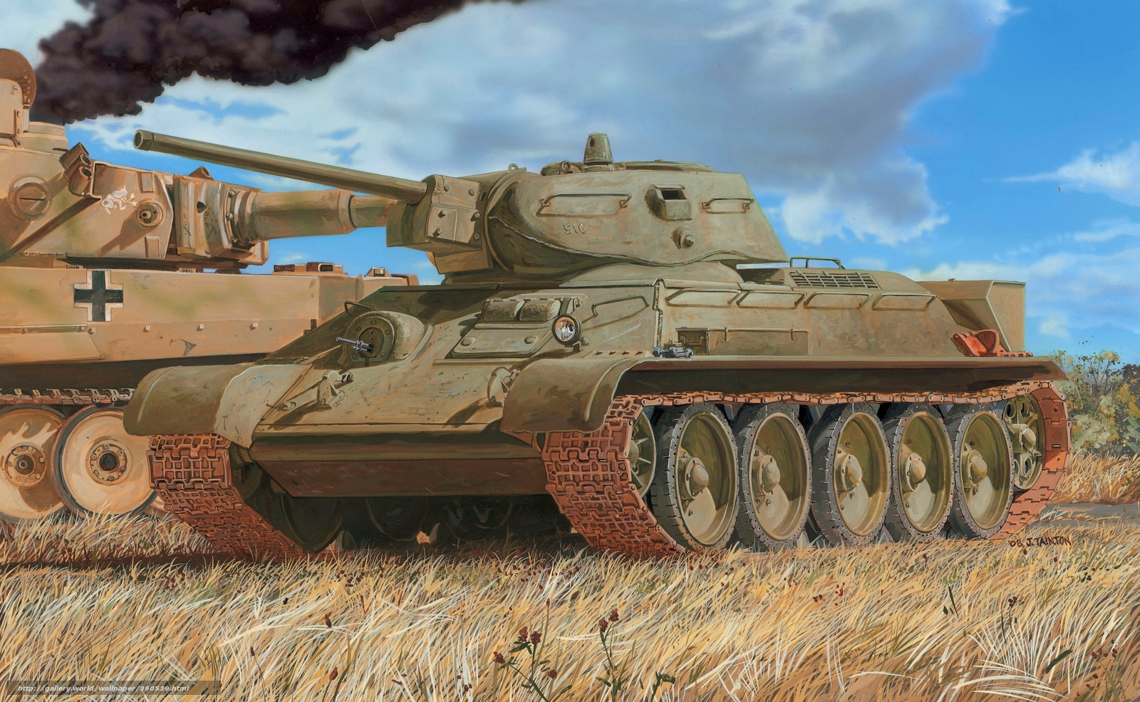 Download Wallpaper Picture, Medium Tank, Red Army Free - T 34 76 Dragon - HD Wallpaper 