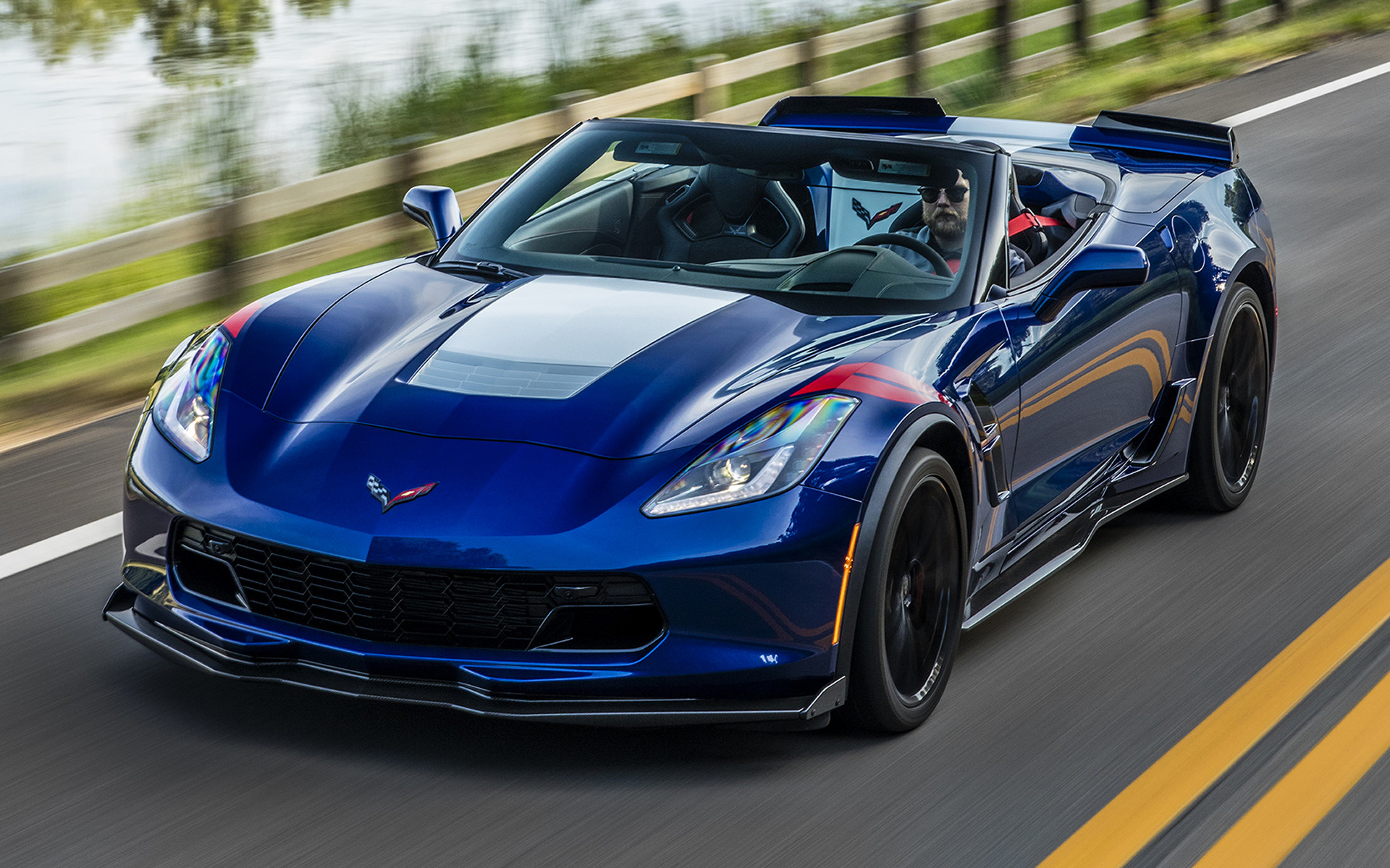 Chevrolet Corvette Grand Sport Convertible Wallpapers - 2018 Corvette Grand Sport Convertible - HD Wallpaper 