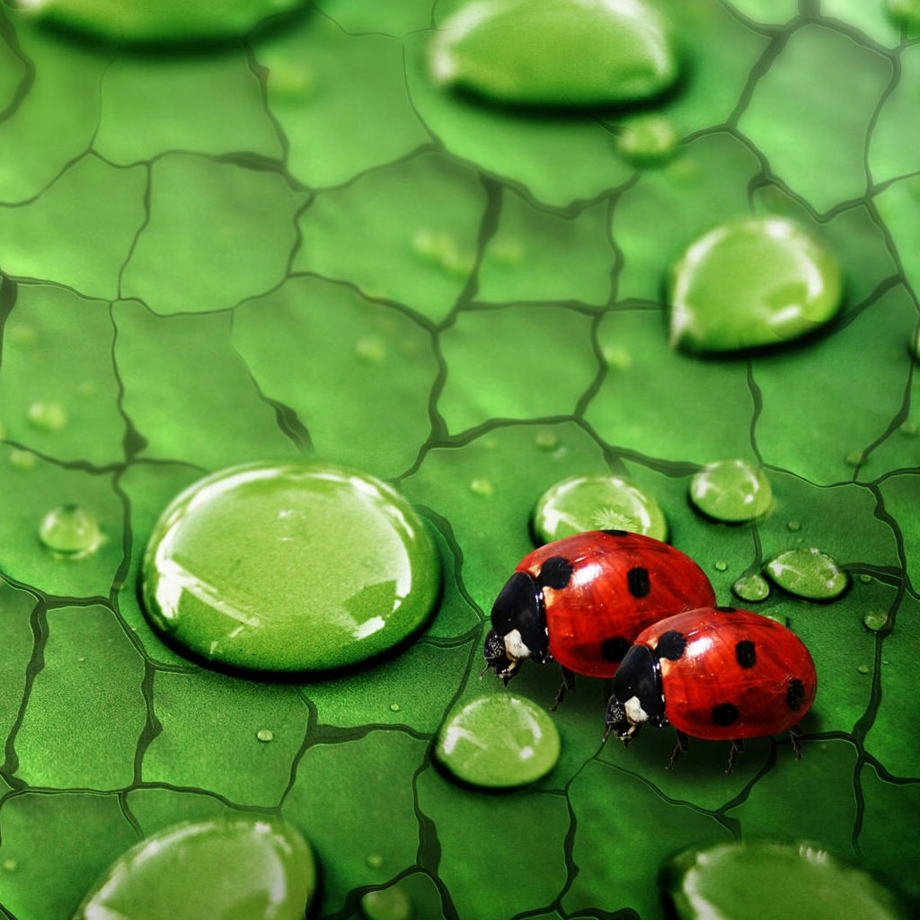 Ladybugs Love - HD Wallpaper 