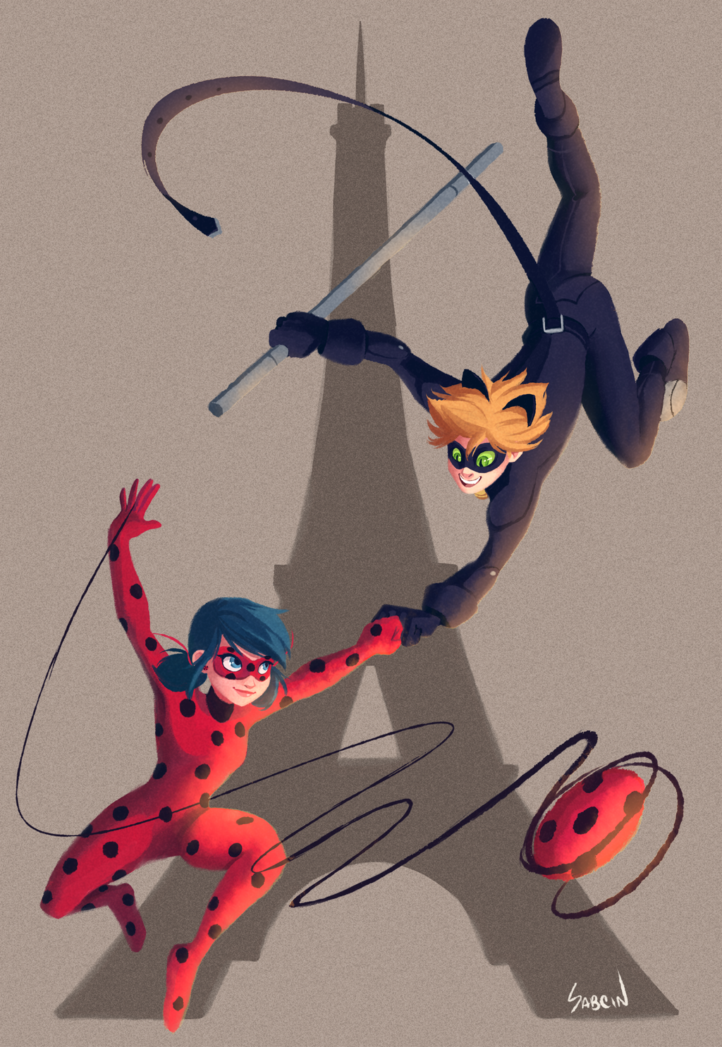 High Resolution Wallpaper - Miraculous: Tales Of Ladybug & Cat Noir - HD Wallpaper 