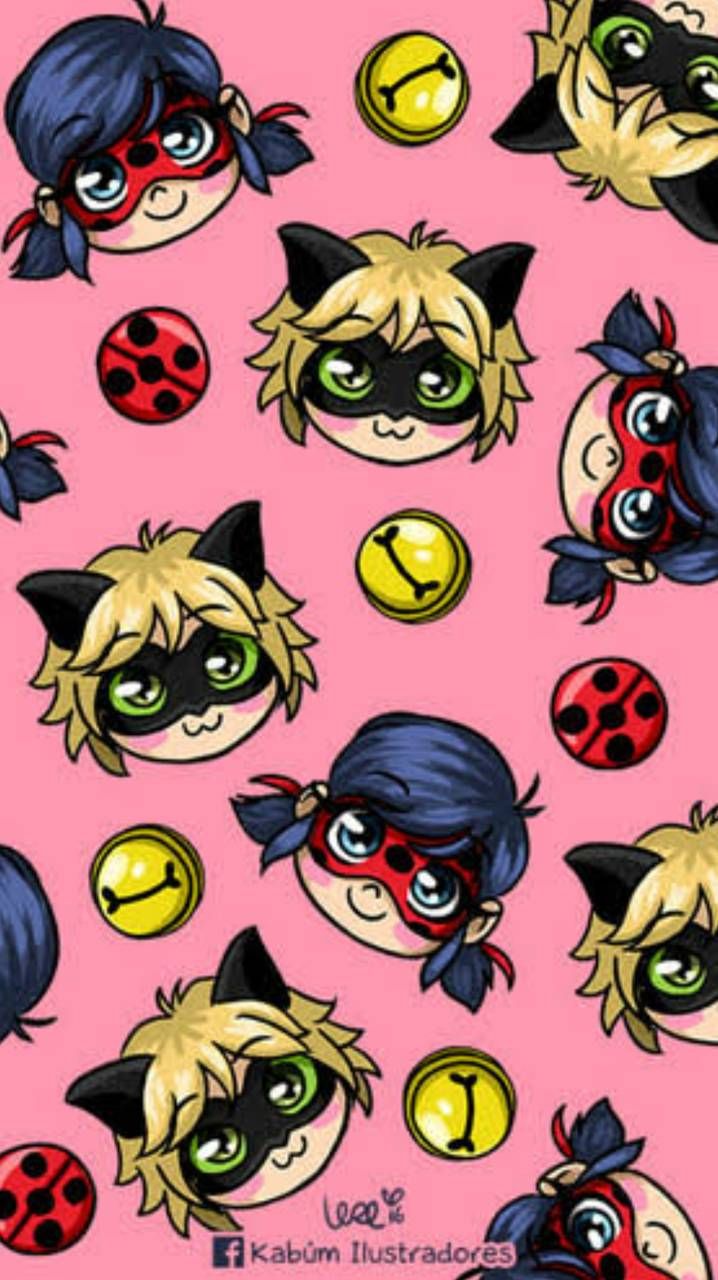 Ladybug Wallpaper and Cat Noir by Mohammed Yassine