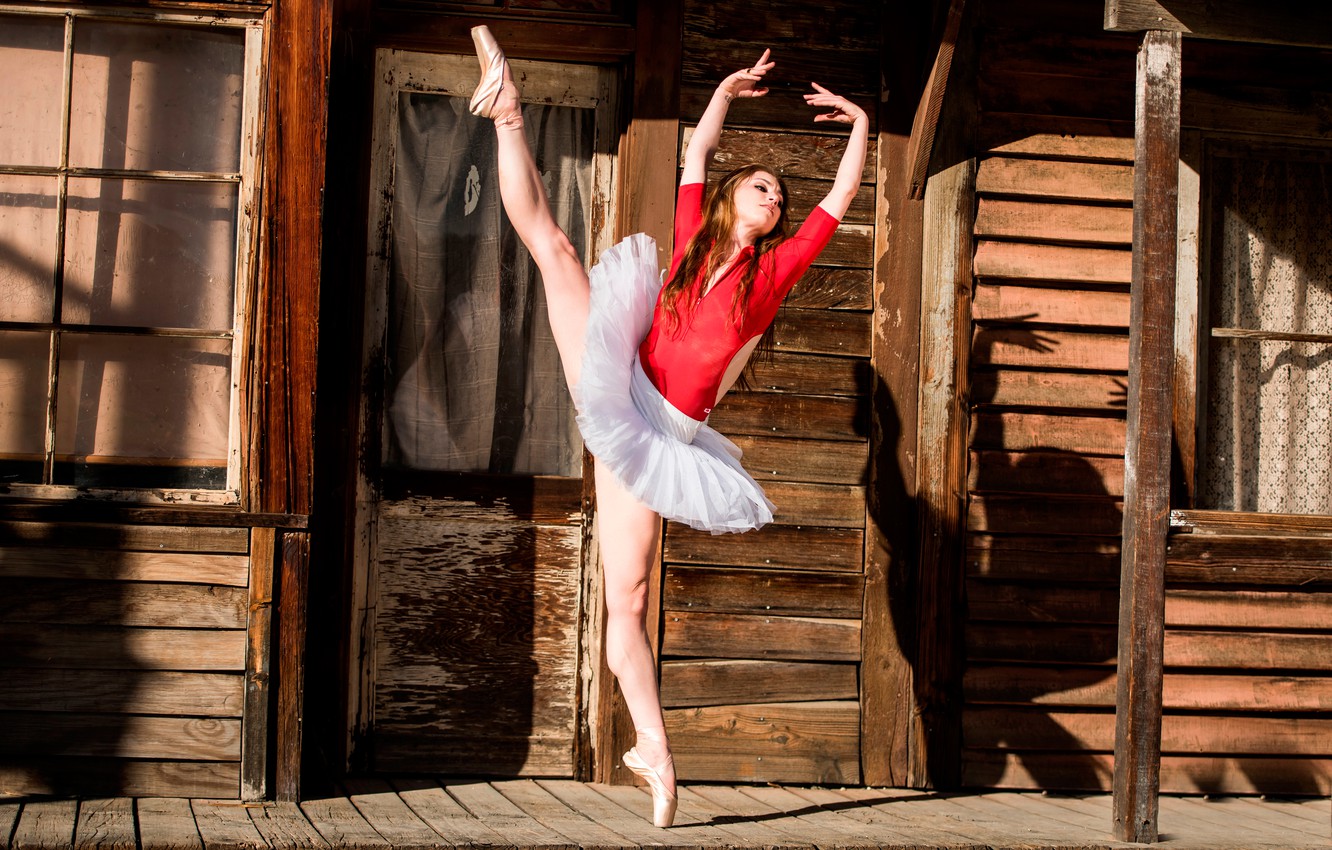 Photo Wallpaper Dance, Grace, Pointe Shoes, Ballerina - Dance - HD Wallpaper 