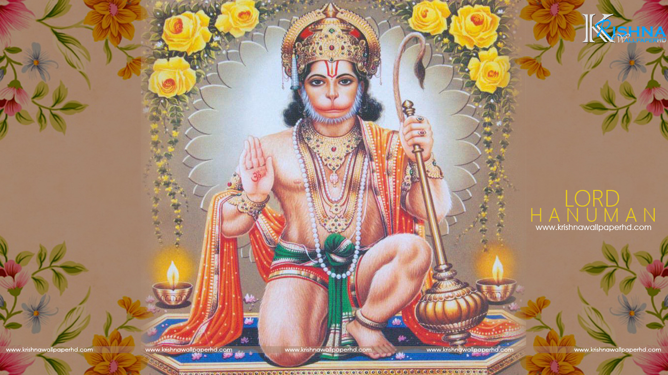 Hanuman Photo With Mantra - HD Wallpaper 