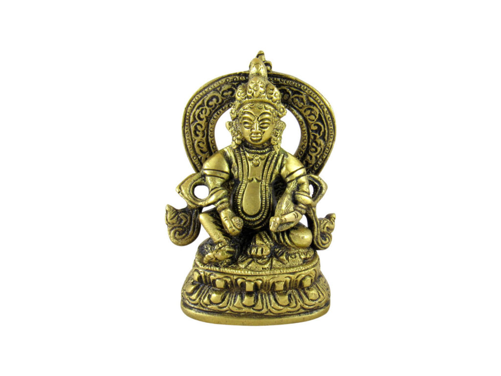 Kuber Idol For Home Brass Items Decorative Brass Pooja - Brass - HD Wallpaper 