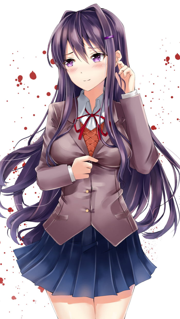 Yuri Doki Doki Doki Literature Club - HD Wallpaper 