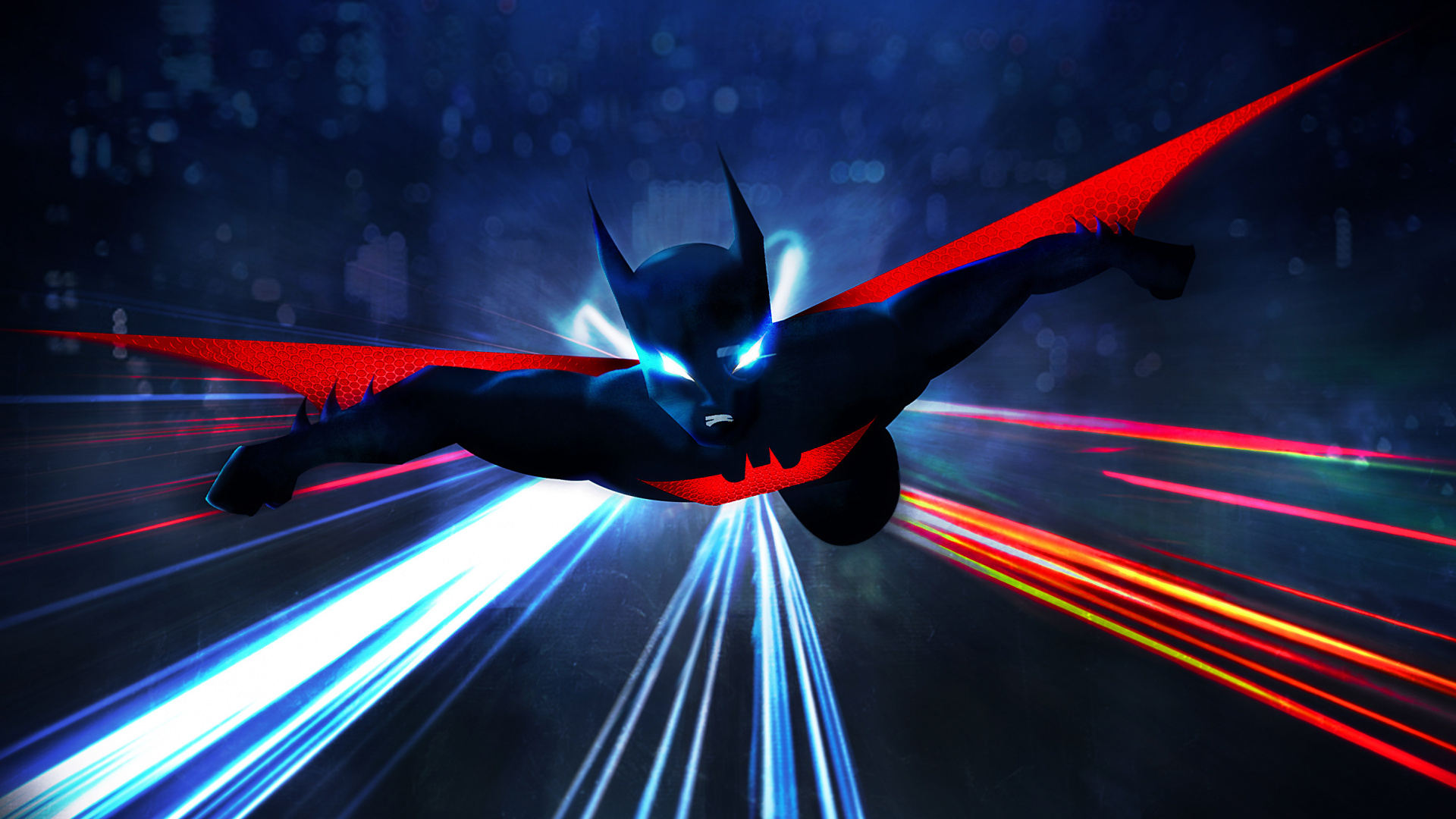 Batman Beyond, Animated Show, Art, Wallpaper - Batman Beyond - HD Wallpaper 