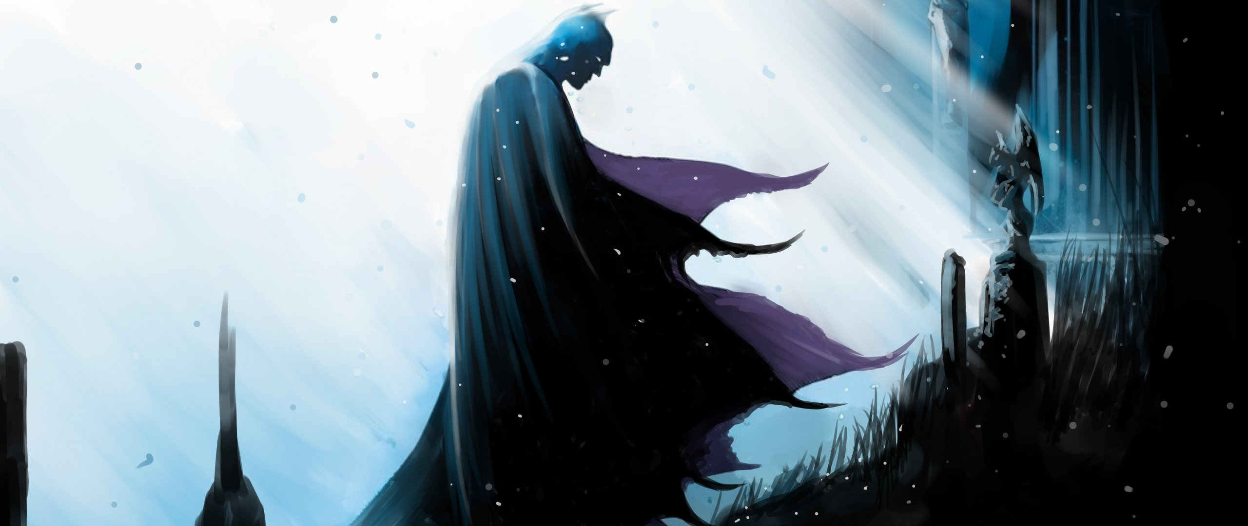 Batman, Dark, Paint Art, Wallpaper - Batman 4k Artwork - HD Wallpaper 