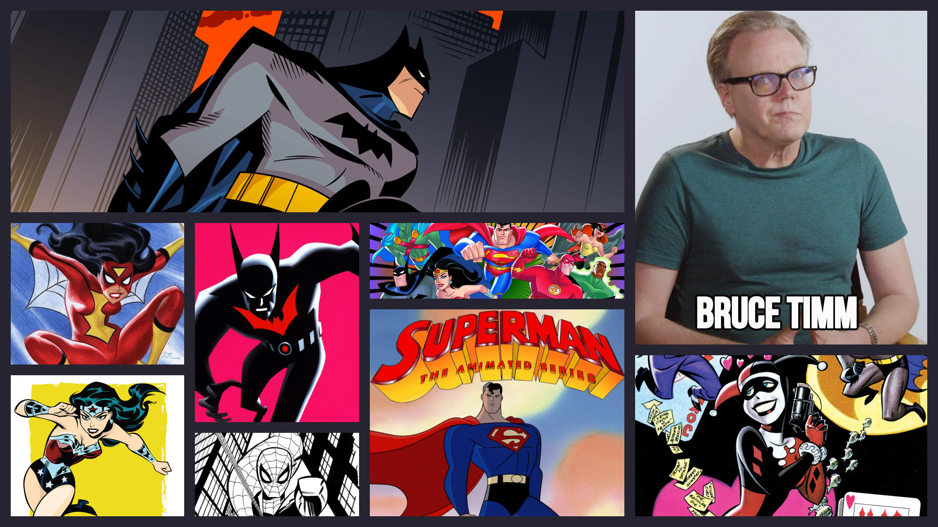 Bruce Timm Art Superman - HD Wallpaper 