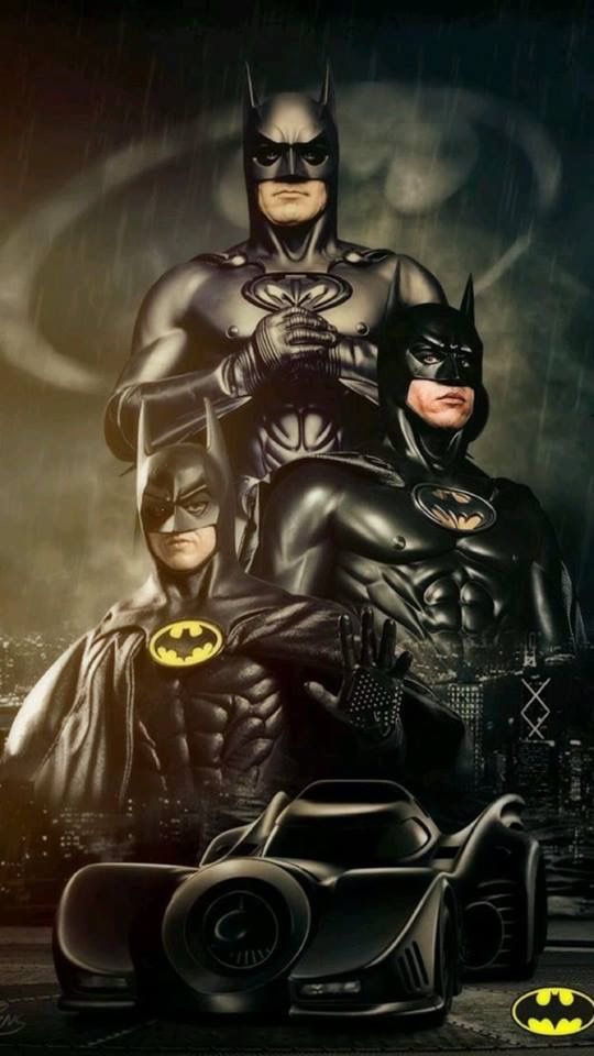 Batman Michael Keaton Val Kilmer George Clooney - HD Wallpaper 