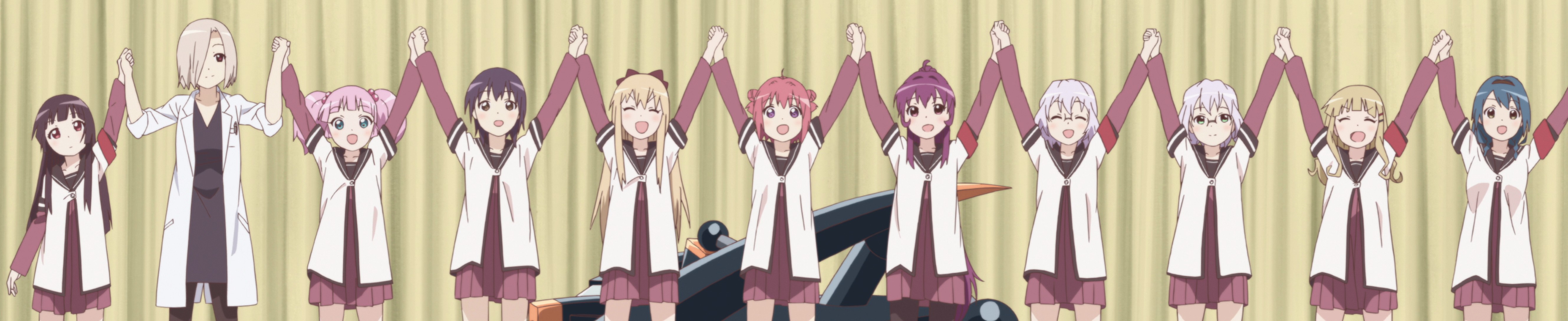 Yuru Yuri Ayano X Kyoko - HD Wallpaper 