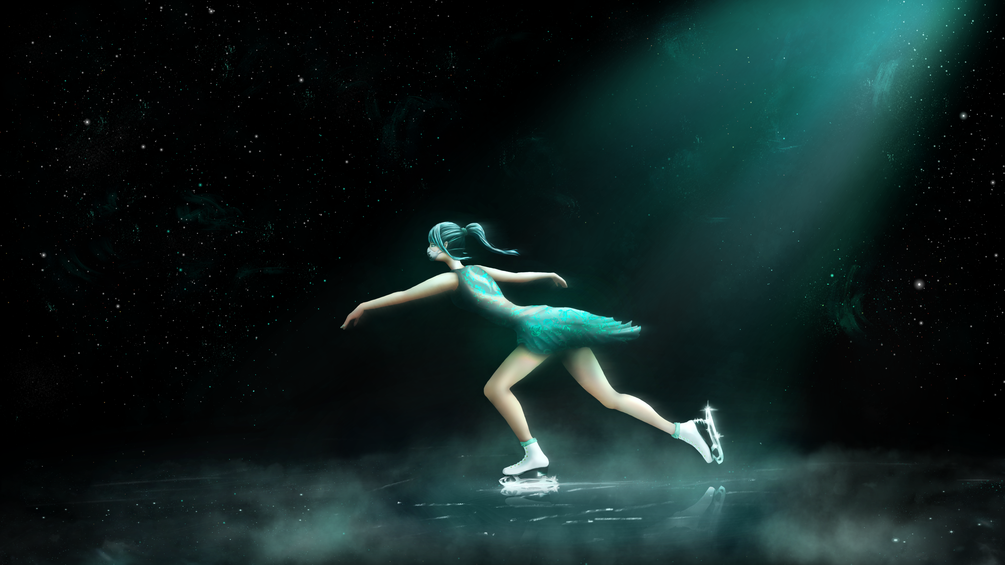 Figure Skate - HD Wallpaper 