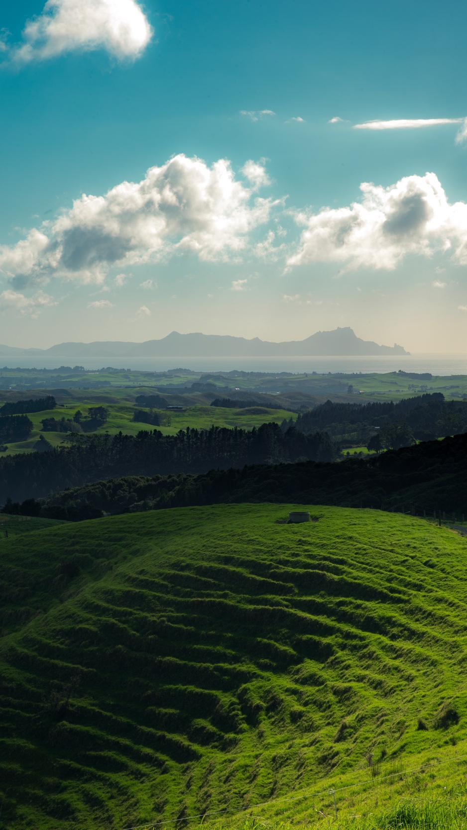 Wallpaper Hills, Grass, Mountains, Horizon, Whangarei, - Wallpaper - HD Wallpaper 