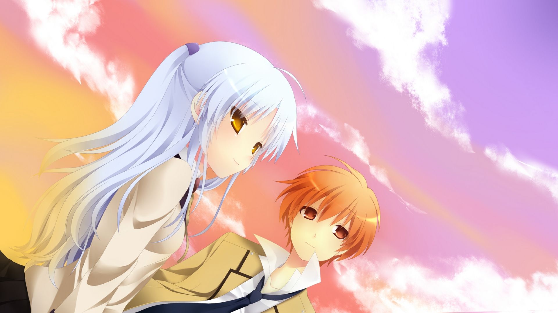 Angel Beats Otonashi X Kanade - HD Wallpaper 