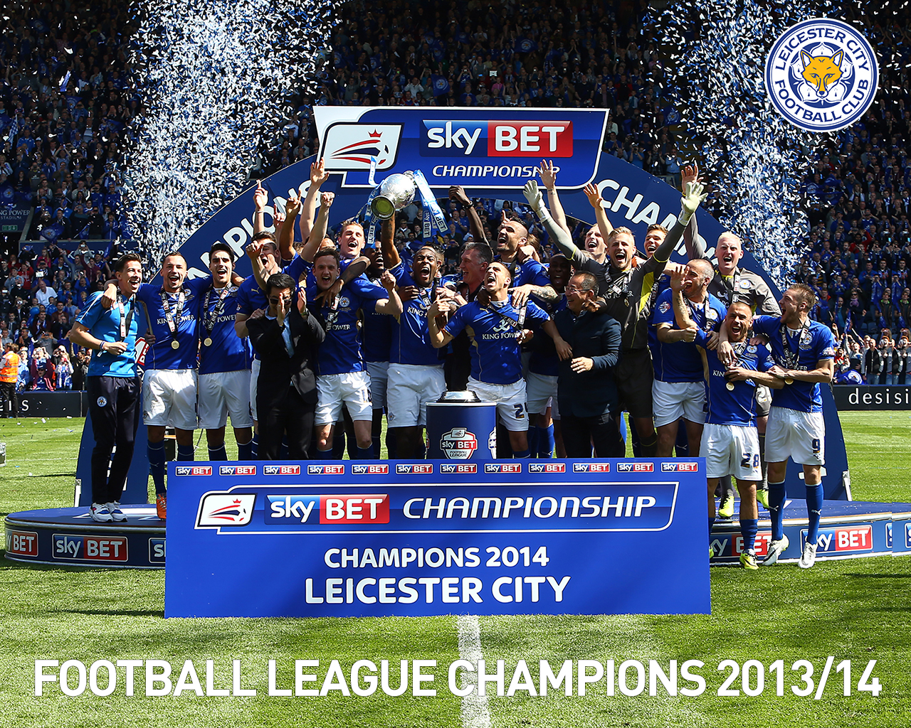 Leicester City - Leicester City Fc Win League - HD Wallpaper 