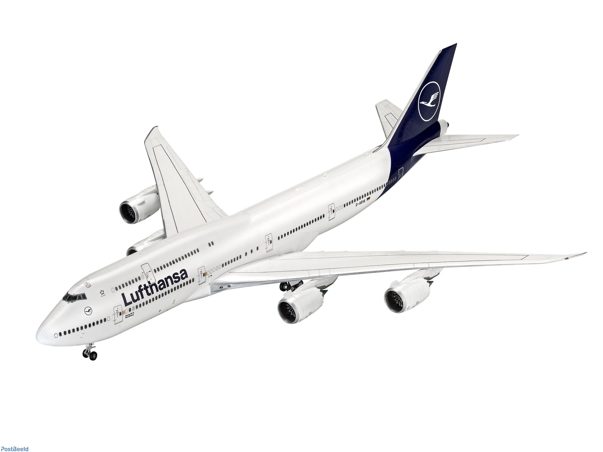 Boeing 747-8 Lufthansa New Livery - Revell Boeing 747 8 Lufthansa New Livery - HD Wallpaper 