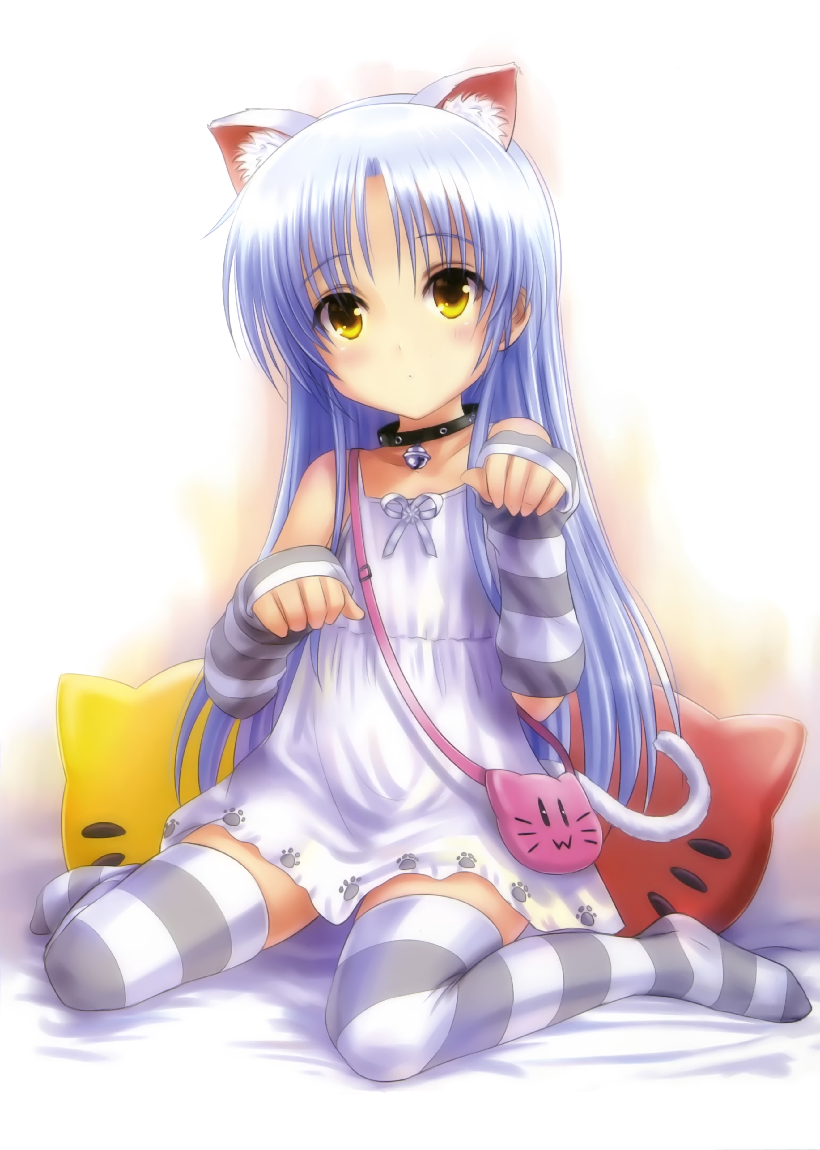 Angel Beats Kanade Neko - HD Wallpaper 