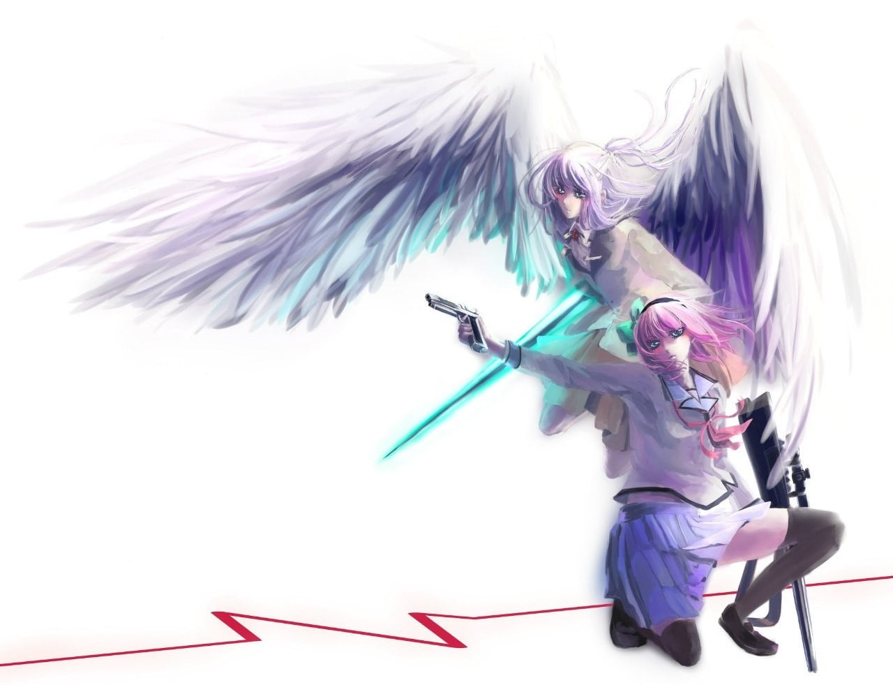 Angel Beats Kanade - HD Wallpaper 