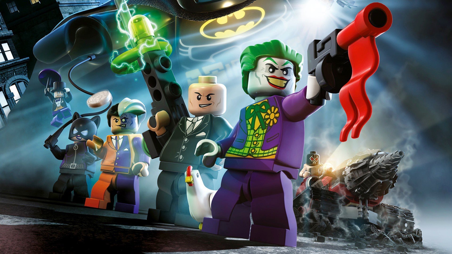 The Lego, Batman Movie, 2017, Two-face, Bane, Catwoman, - Lego Batman The Movie Dc Superheroes Unite Joker And - HD Wallpaper 