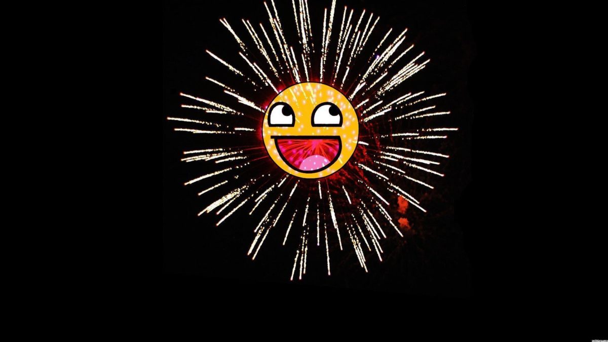 Awesome Face Fireworks Fire Cracker,fireworks Hd Wallpaper - HD Wallpaper 