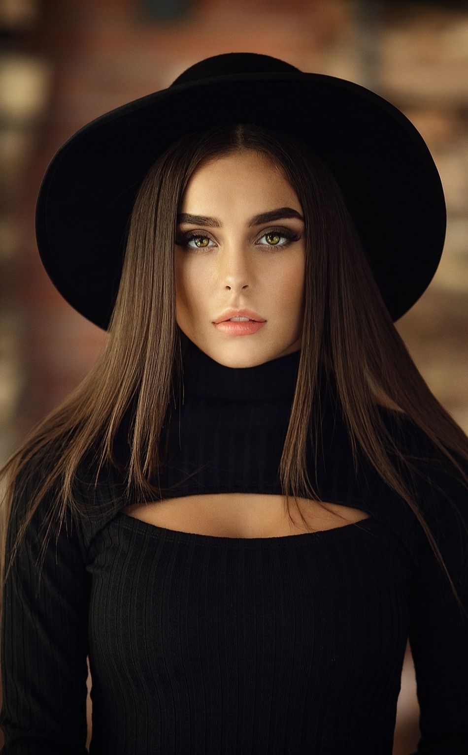 Cowgirl Model In Black Background - HD Wallpaper 