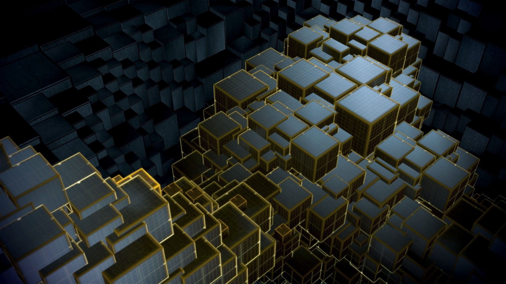 1920 × 1080 Cube Abstract, 3d Hd Wallpapers - HD Wallpaper 