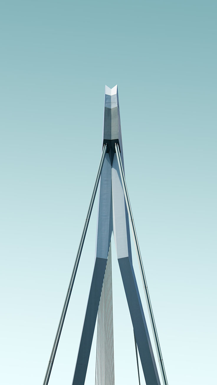 Candy Color Architecture Iphone Wallpapers By Preppy - Cable-stayed Bridge - HD Wallpaper 