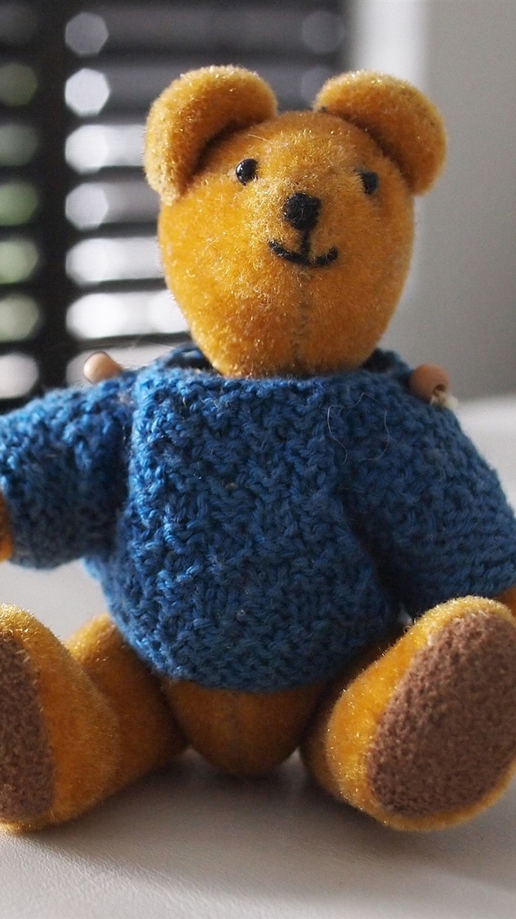 Iphone Wallpaper Furry Toy, Teddy - Toy - HD Wallpaper 