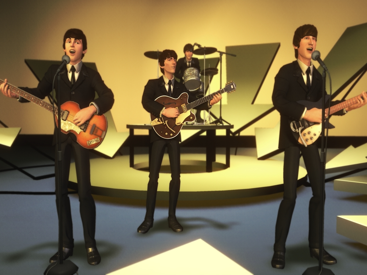 Stage - Beatles Rock Band - HD Wallpaper 