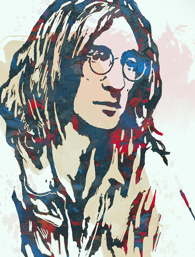 John Lennon Pop Art Poster - HD Wallpaper 