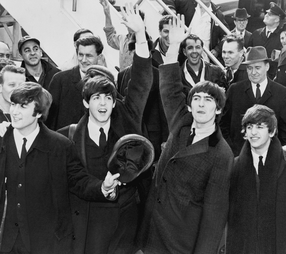 The Beatles Landing At Jfk - Time Travel Smart Phone - HD Wallpaper 