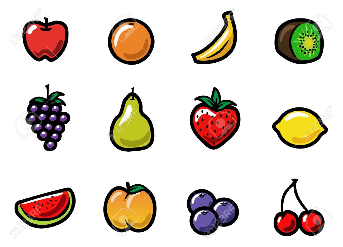 Fruit Cartoon - Animated Pix Of Fruits - 1300x938 Wallpaper 