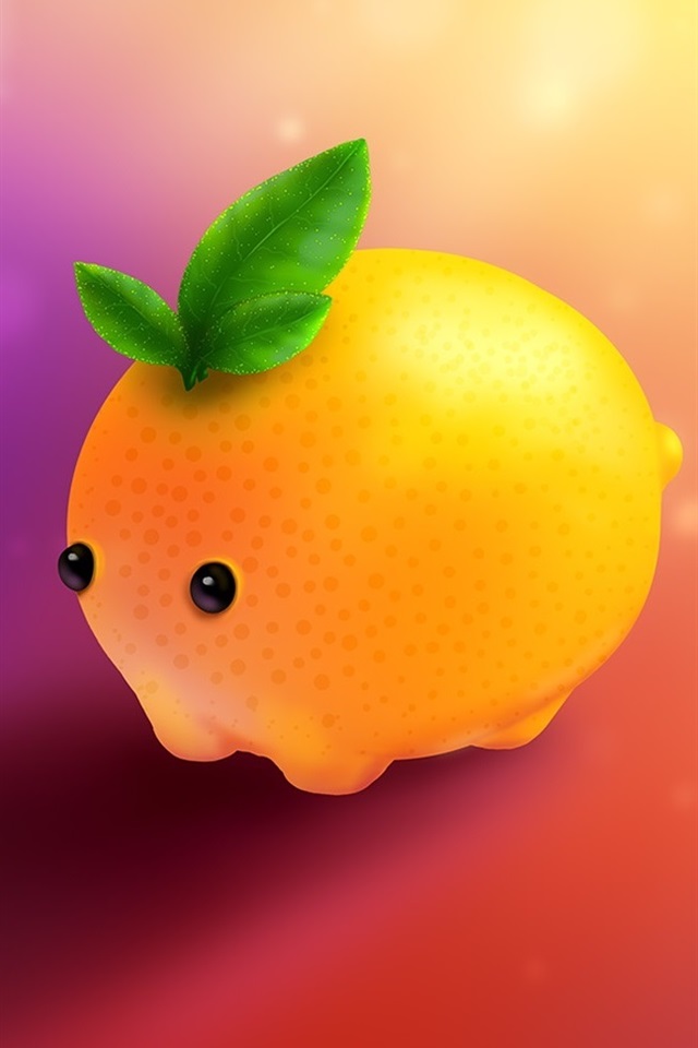 Iphone Wallpaper Cartoon Lemon, Pet, Ice Cubes, Creative - Cartoon Lemon - HD Wallpaper 