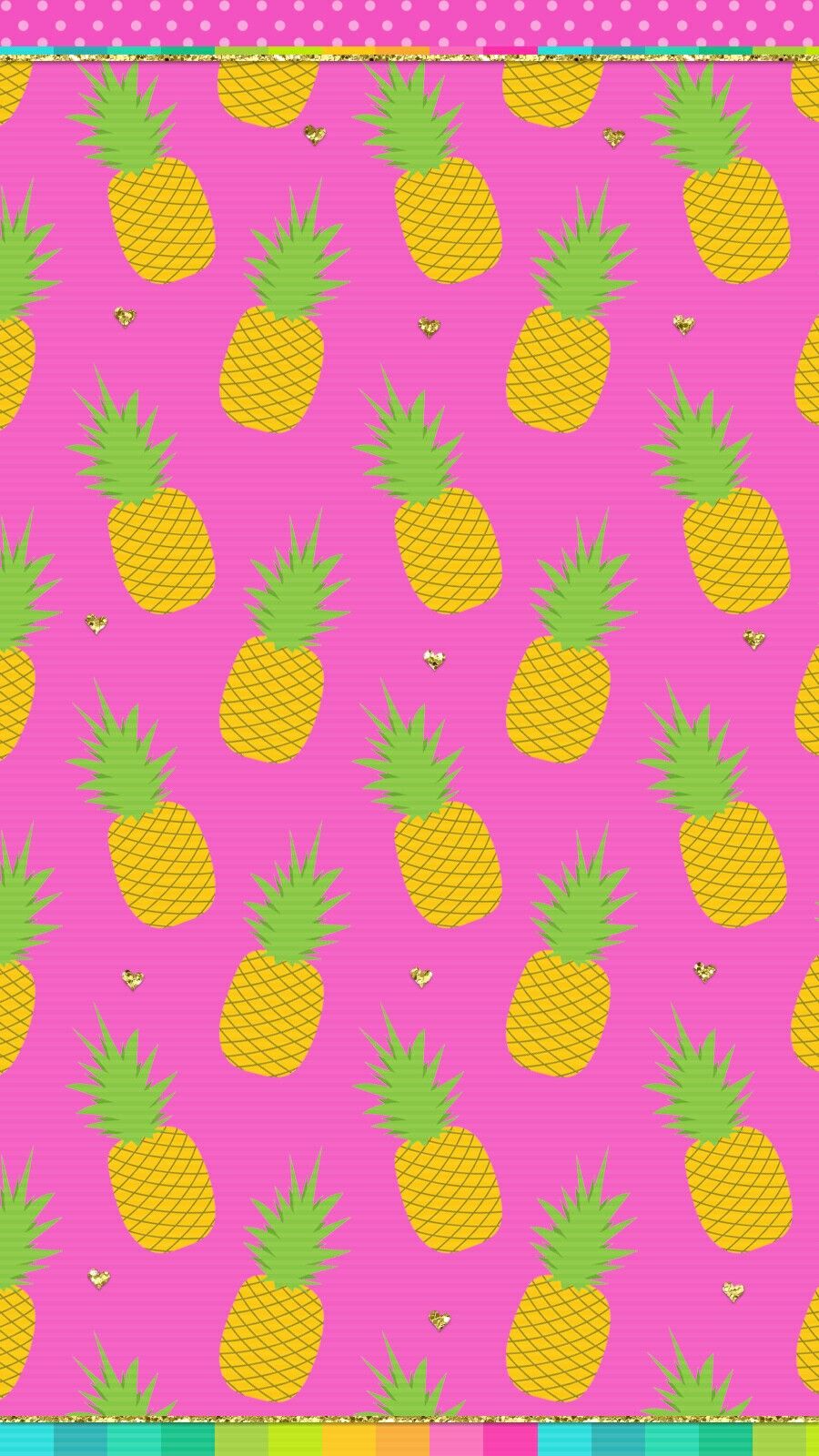 Cartoon Pineapple Iphone - HD Wallpaper 
