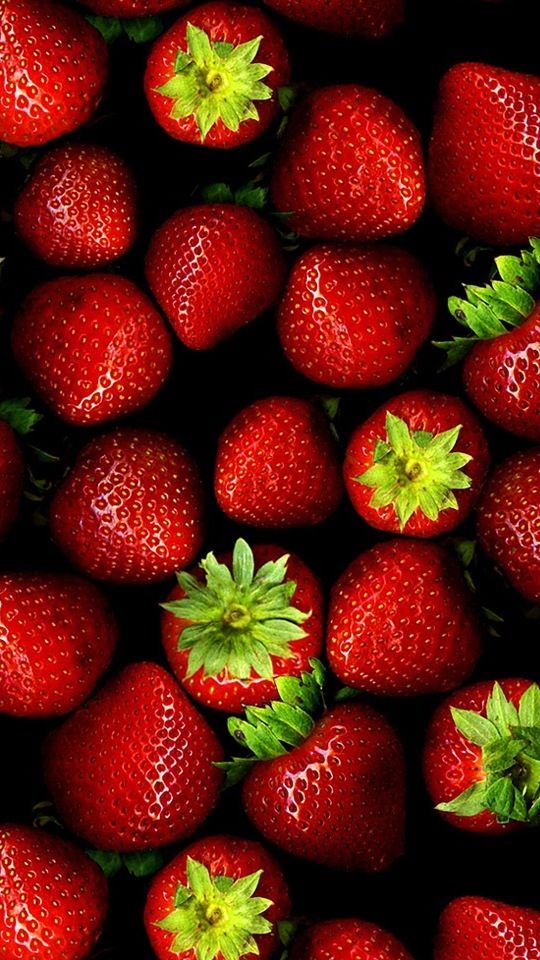 Fresh Strawberry Wallpaper Iphone - HD Wallpaper 
