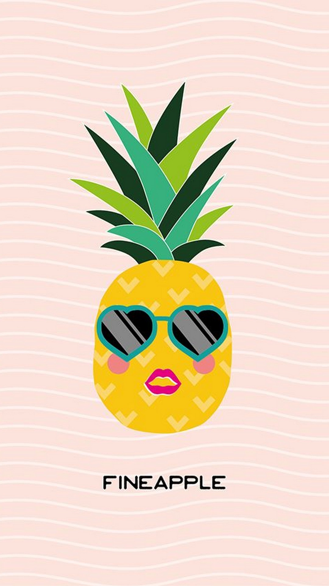 Cute Pineapple Wallpaper For Mobile 2018 Screensavers - Hình Nền Quả Dứa Cute - HD Wallpaper 
