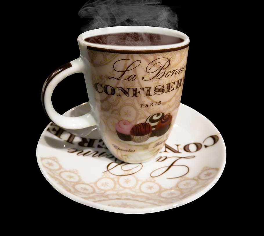 White And Brown Ceramic Mug On Saucer, Good Morning, - Good Morning Coffee Video - HD Wallpaper 
