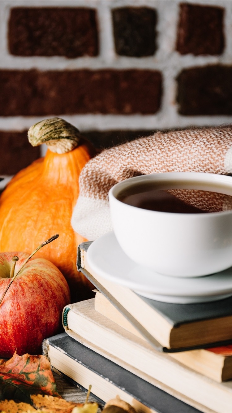 Iphone Coffee And Book - HD Wallpaper 