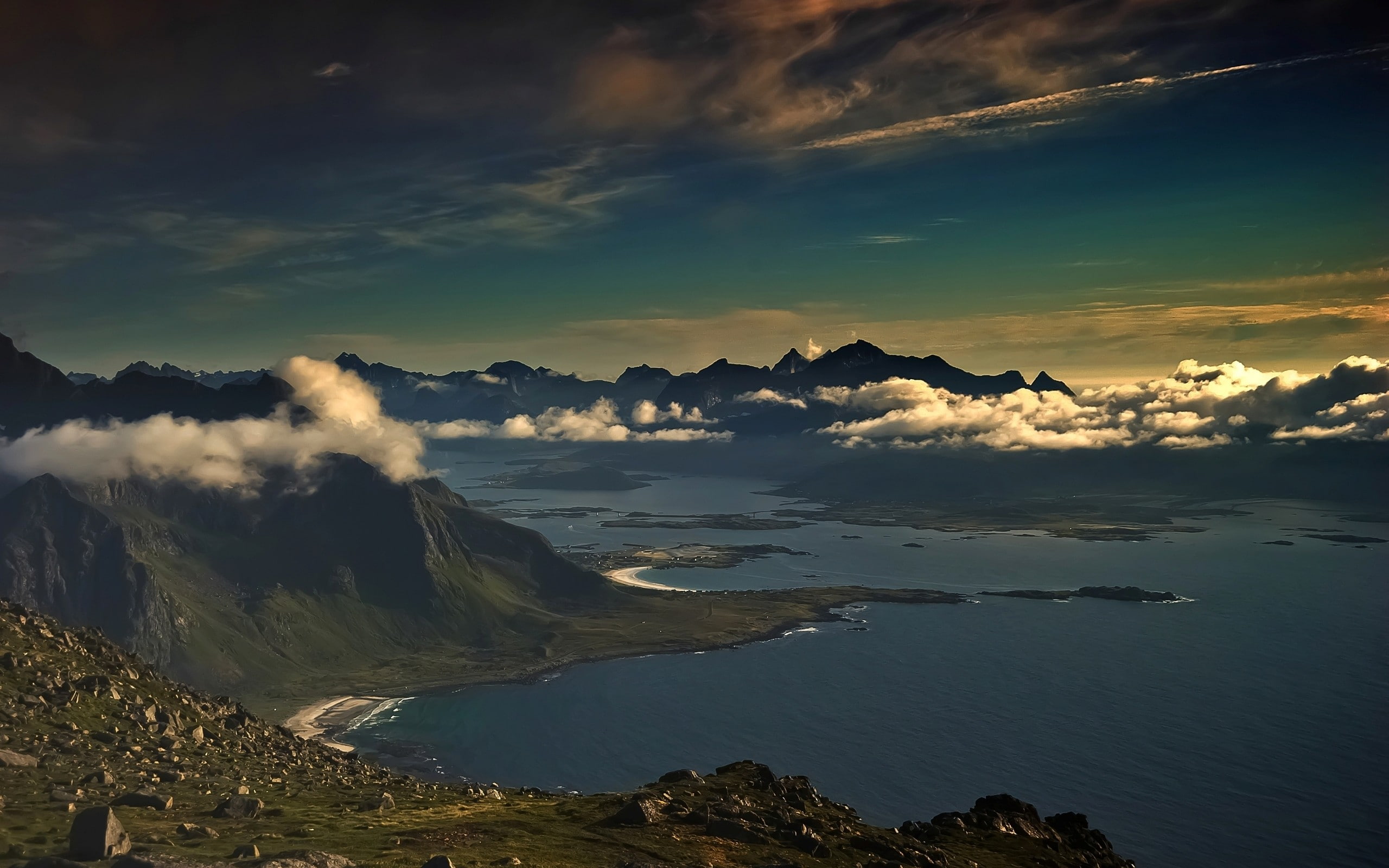 Aerial Mountain - HD Wallpaper 