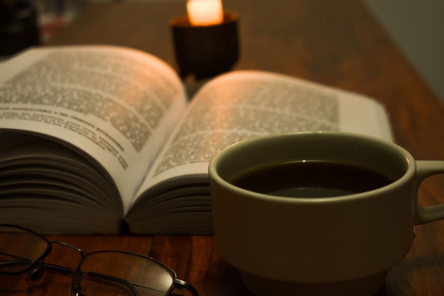 Lenses, Book, Reading, Sunglasses, Light, Coffee, Mug, - Libro Cafe Y Lentes - HD Wallpaper 