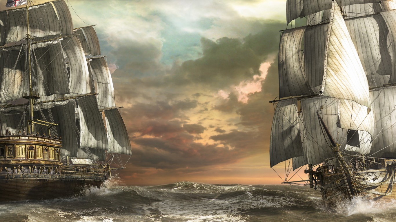 Hd Bateau Fantasy - HD Wallpaper 