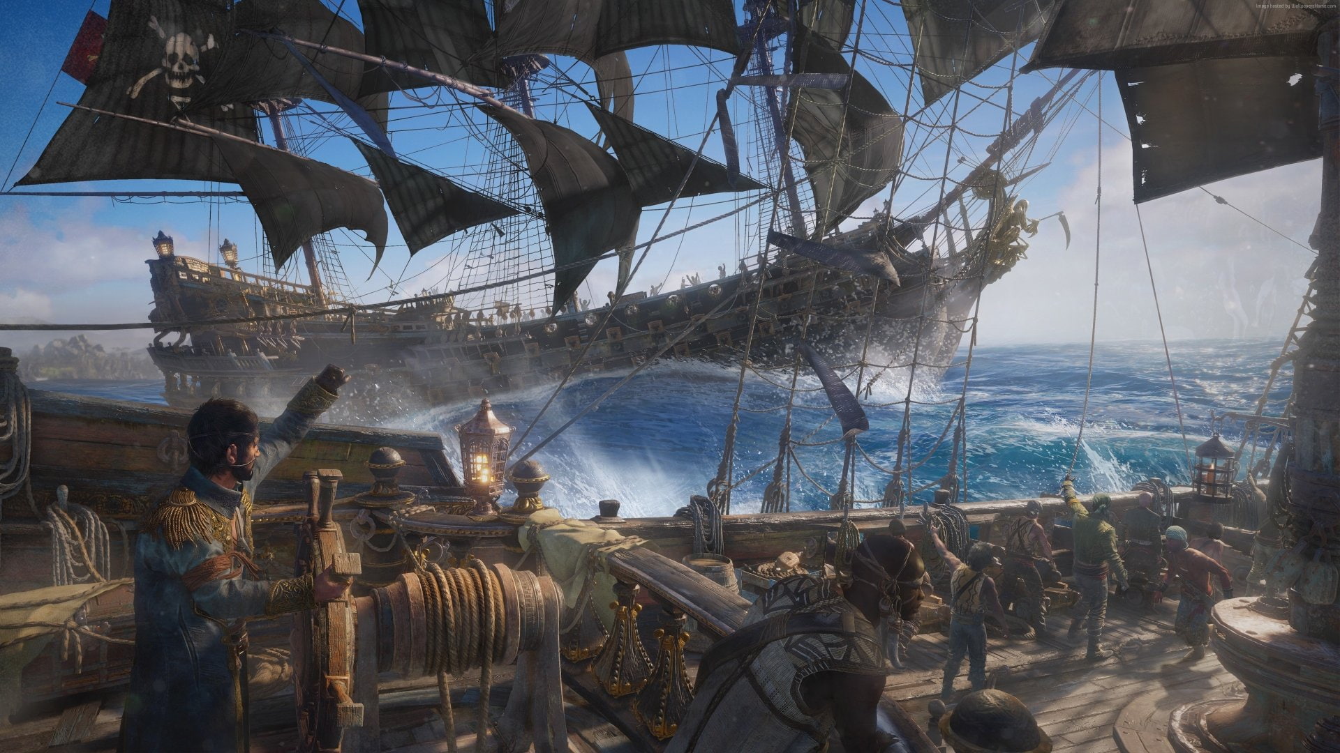 Skull And Bones Pirate Game - HD Wallpaper 