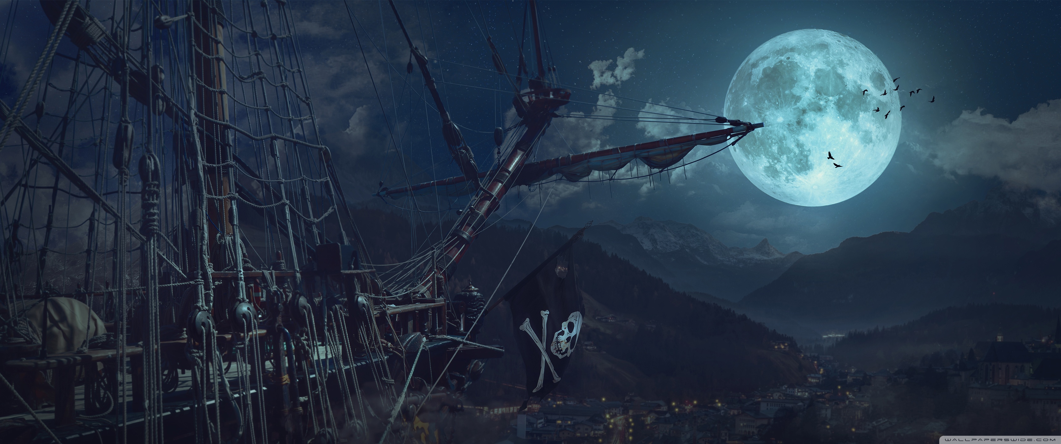 Ghost Ship Wallpaper - HD Wallpaper 