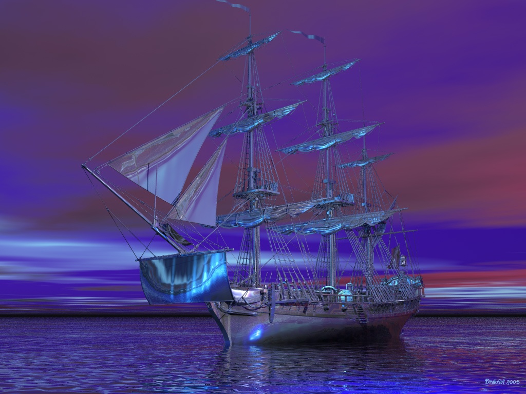 3d Pc Wallpaper Pirate Ship - HD Wallpaper 