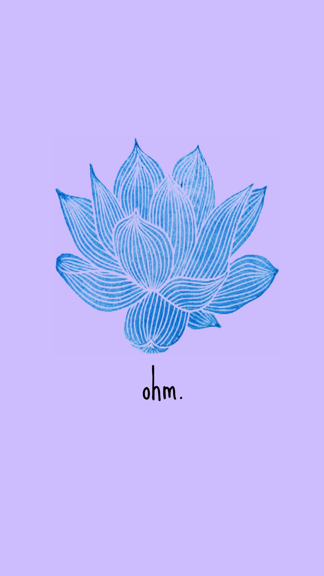 Minimalistic Lotus Wallpaper Designs - Pastel Purple Minimalist - HD Wallpaper 